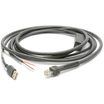 9ft (2.8m) USB Cable - Series A Connector - Straight with EAS Name