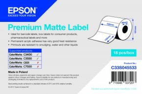 C33S045533 - Premium Matte Label - 102mm x 152mm