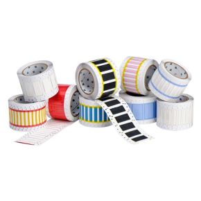 BRADY PERMASLEEVE HEAT-SHRINK WIRE AND CABLE LABELS, 12.7MM DIAMETER, FOR 76MM CORE PRINTERS