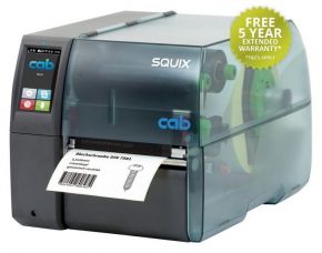 Cab SQUIX 4.3 300dpi Label Printer with a Peel and Present function and Thick Film Head for Direct Thermal Printing
