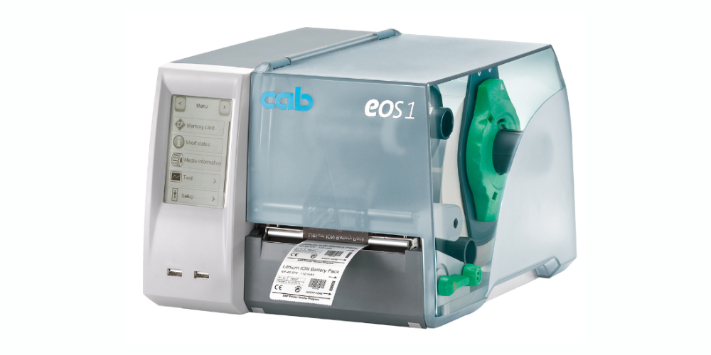 Entry level label printing with the Cab EOS1